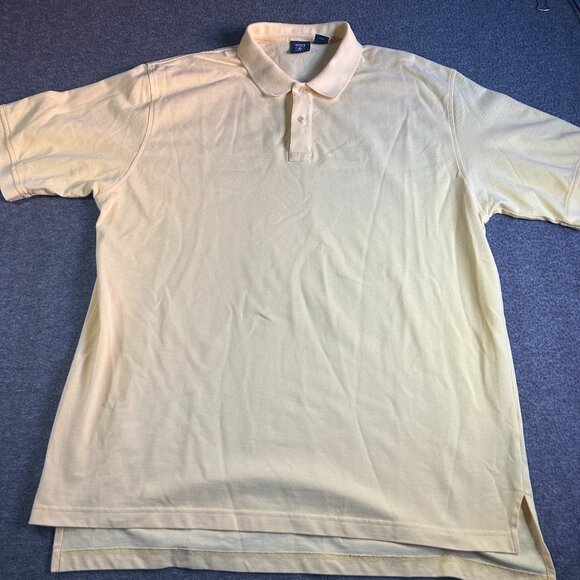Vintage Hunt Club Polo Shirt Mens Size XXL Yellow 100% Cotton - Picture 1 of 10